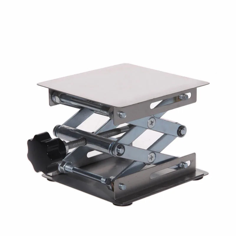 4"x4" 100x100mm Aluminum Router Lift Table Woodworking Engraving Lab Lifting Stand Rack lift platform Woodworking Benches