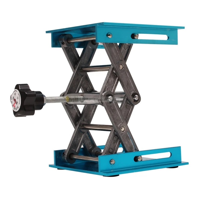 4"x4" 100x100mm Aluminum Router Lift Table Woodworking Engraving Lab Lifting Stand Rack lift platform Woodworking Benches