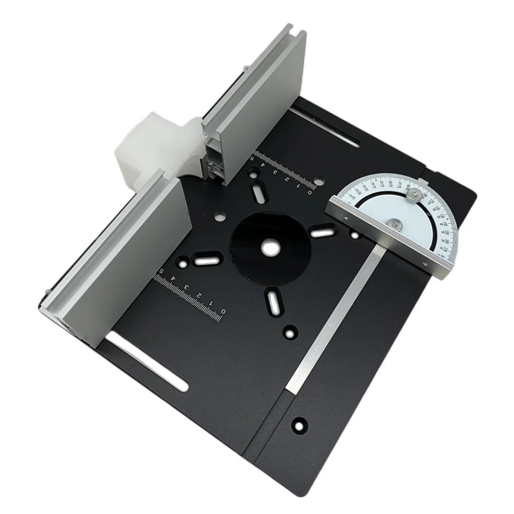 Set of 3 Router Table Insert Plate Aluminum Alloy Wood Milling Flip Board Trimming Machine Engraving Auxiliary Tool Woodworking