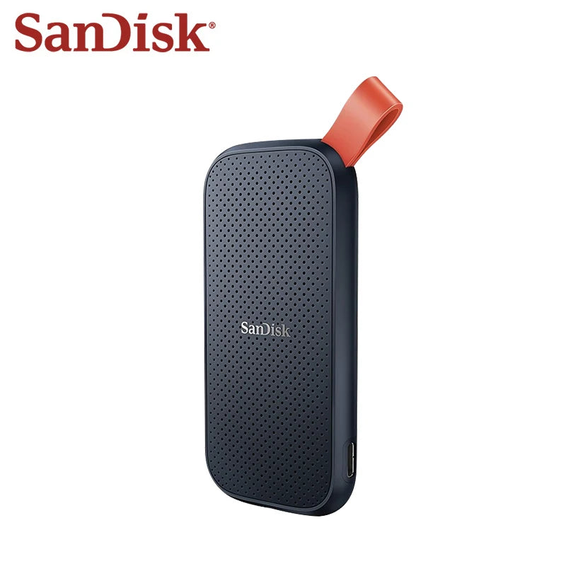 USB 3.2 Portable SSD Hard Drive SanDisk External Solid State Drive E30 1TB 2TB Max 800Mb/s Hard Disk for Laptop and Desktop