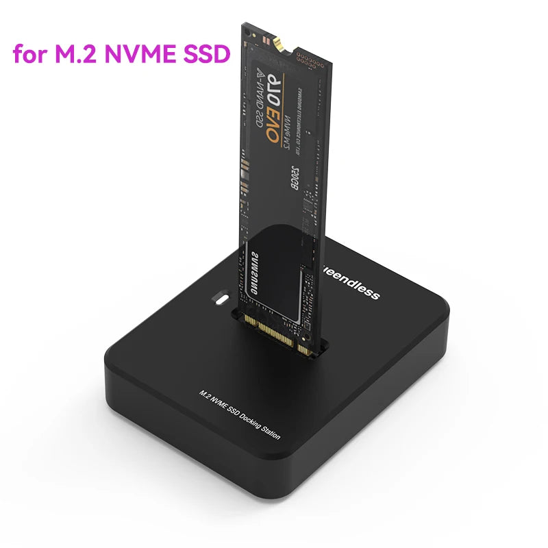 Blueendless External SSD Hard Disk M.2 ssd Enclosure 10G Online Reading Writing Speed SSD Case For M.2 SSD Docking Station