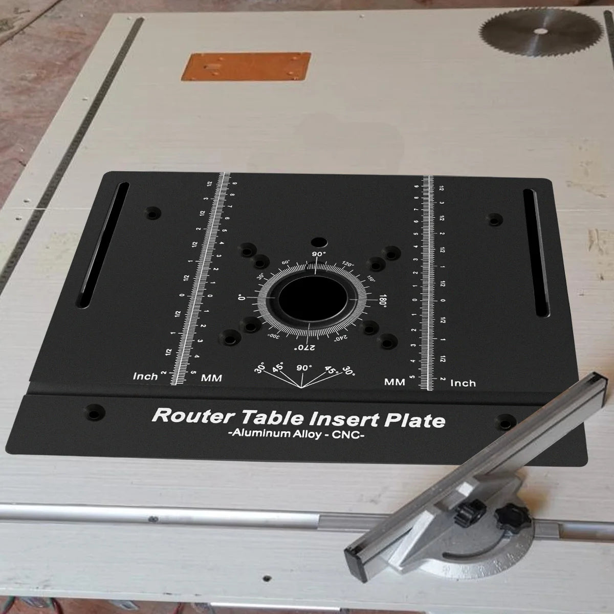 Router Table Insert Plate Multifunctional Trimming Engraving Table Insert Plate for Table Woodworking Benches Router Flip Plate