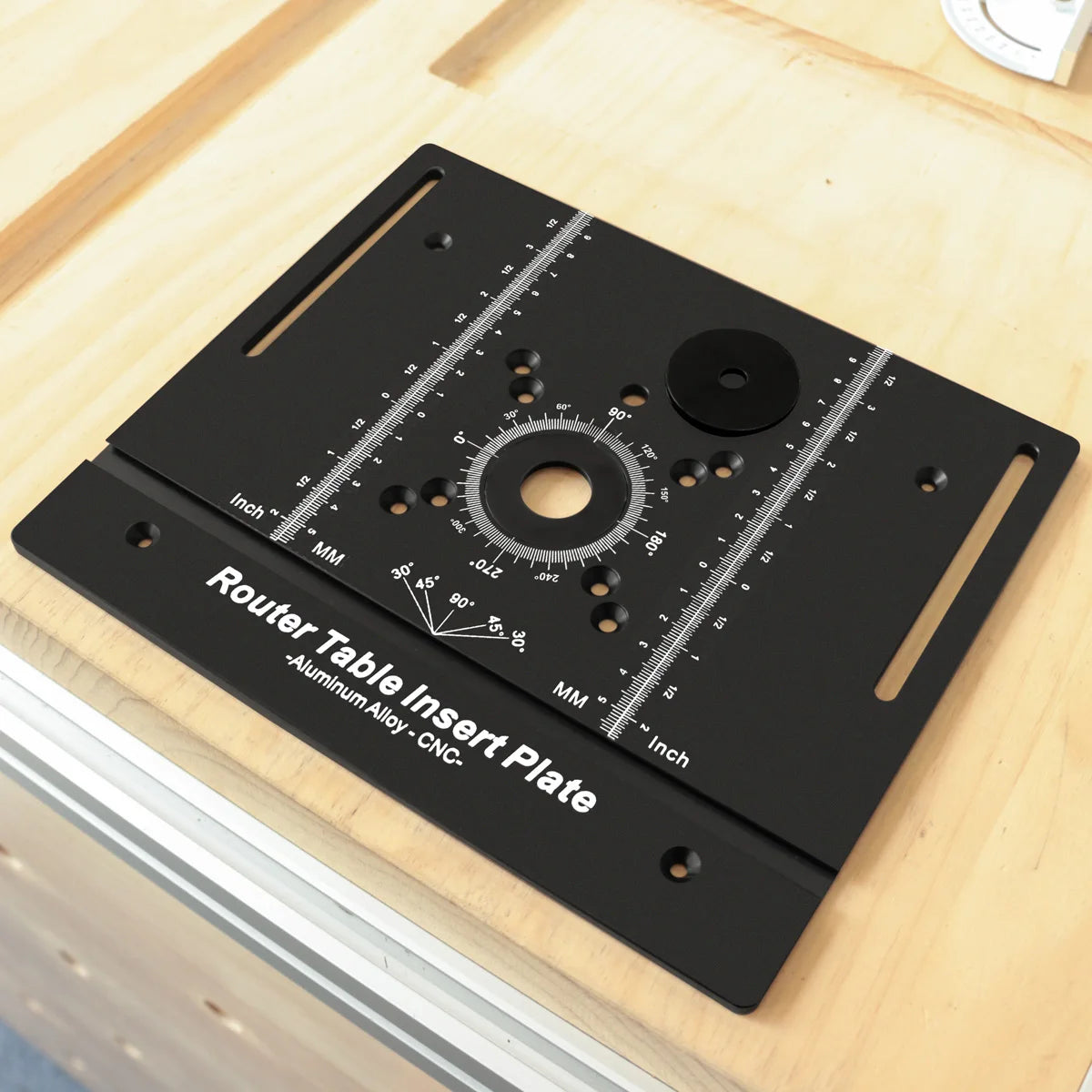 Router Table Insert Plate Multifunctional Trimming Engraving Table Insert Plate for Table Woodworking Benches Router Flip Plate