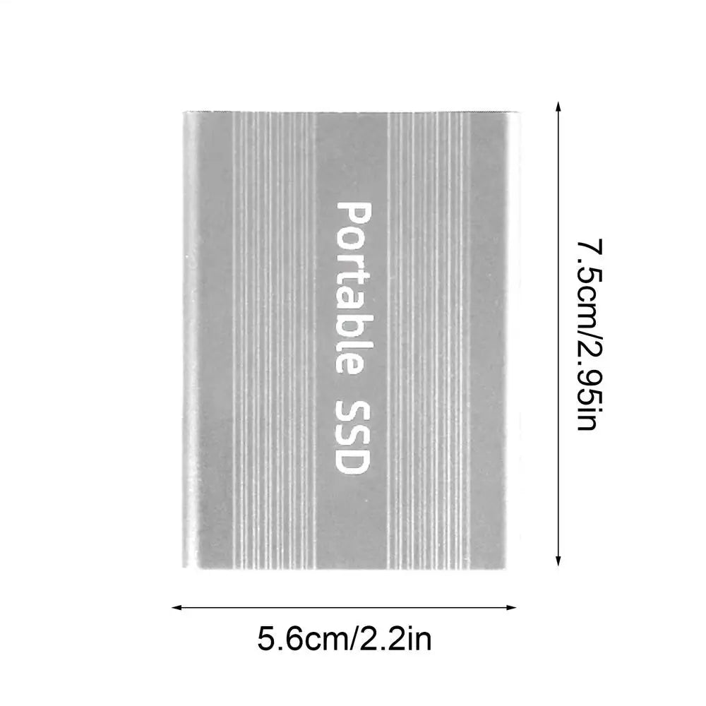 Portable SSD 500GB High-speed Mobile SolidState Drive External SSD For Computer Phone Home PC Laptop