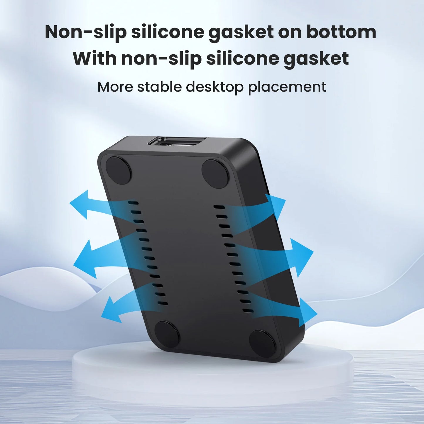 External SSD Hard Disk M.2 SSD Enclosure 10G Online Reading Writing Speed SSD Case For M.2 NVME Or SATA SSD Docking Station