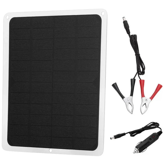 20W 12V Solar Panel Kit with USB Output Versatile Power Source Solar Charger Panel High Efficiency Waterproof