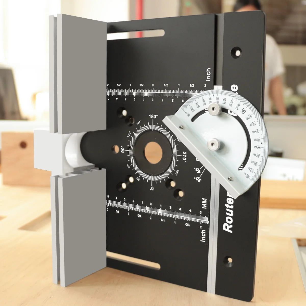 Router Table Insert Plate Multifunctional Trimming Engraving Table Insert Plate for Table Woodworking Benches Router Flip Plate