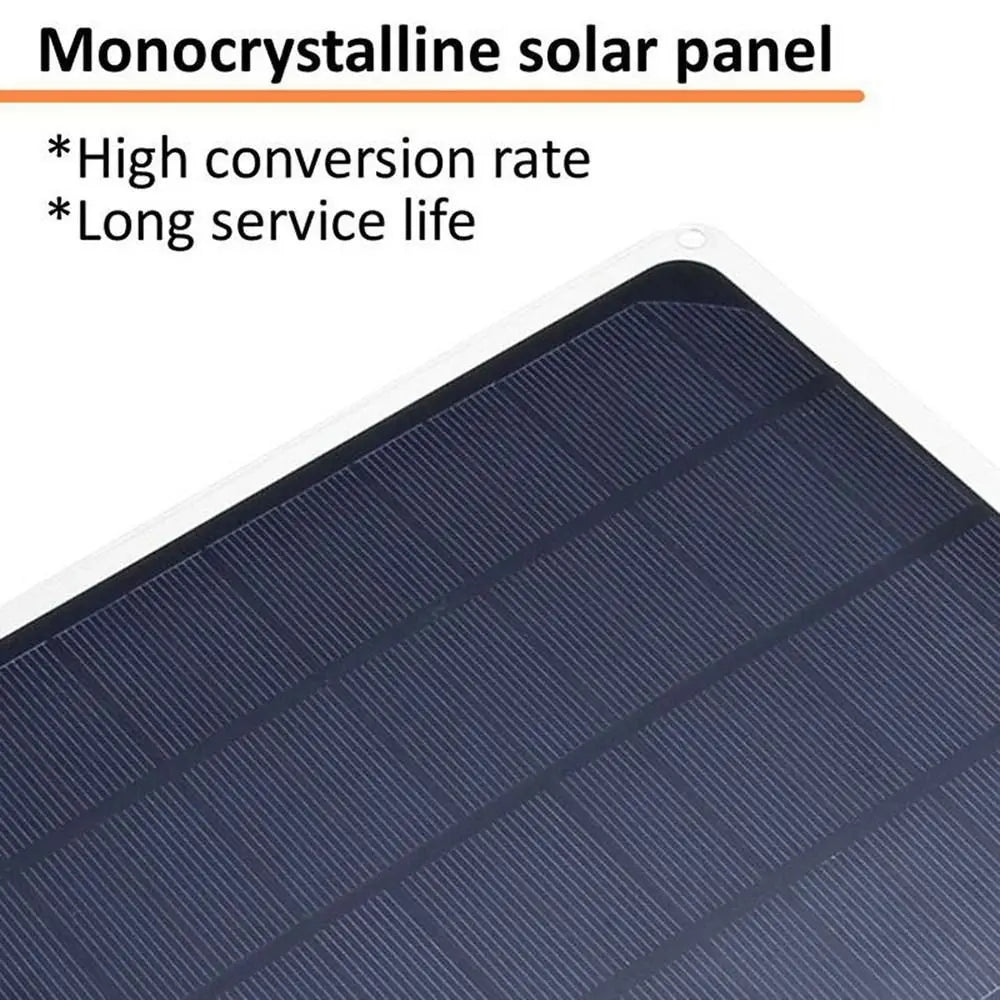 20W 12V Solar Panel Kit with USB Output Versatile Power Source Solar Charger Panel High Efficiency Waterproof
