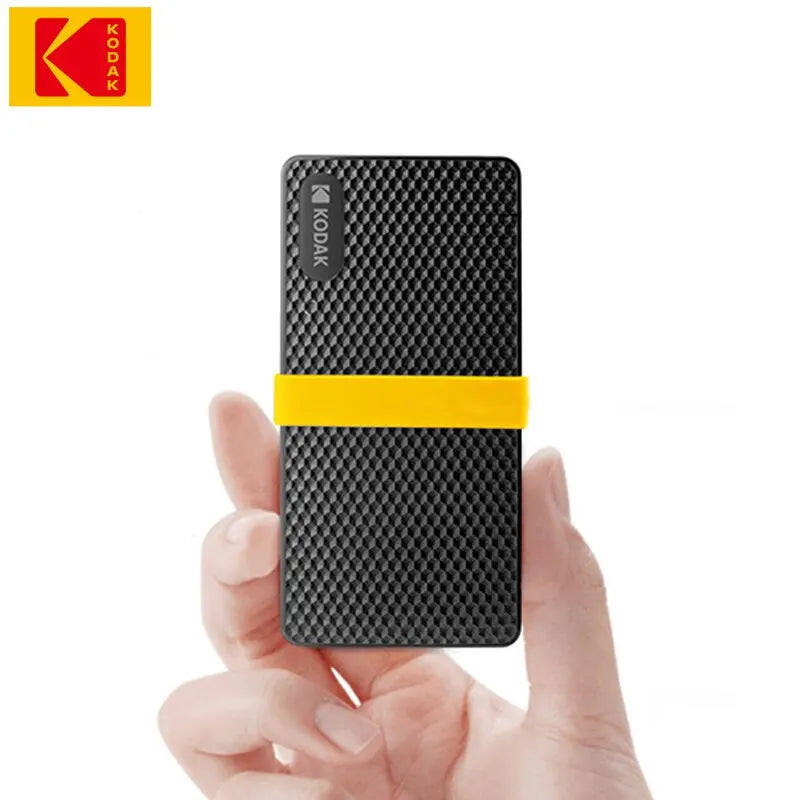 Kodak External SSD X200 1TB Portable Solid State Drive USB 3.1 Type C Hard Disk 512GB 256GB Mini Flash for PS4 Laptop Macbook PC