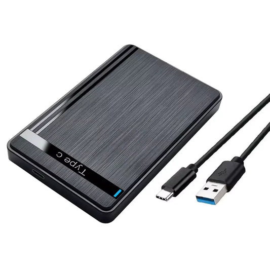 2.5-Inch SSD External Hard Disk Case Serial Port SATA Toolless Micro USB 3.1 Interface Solid State Mechanical Mobile Storage